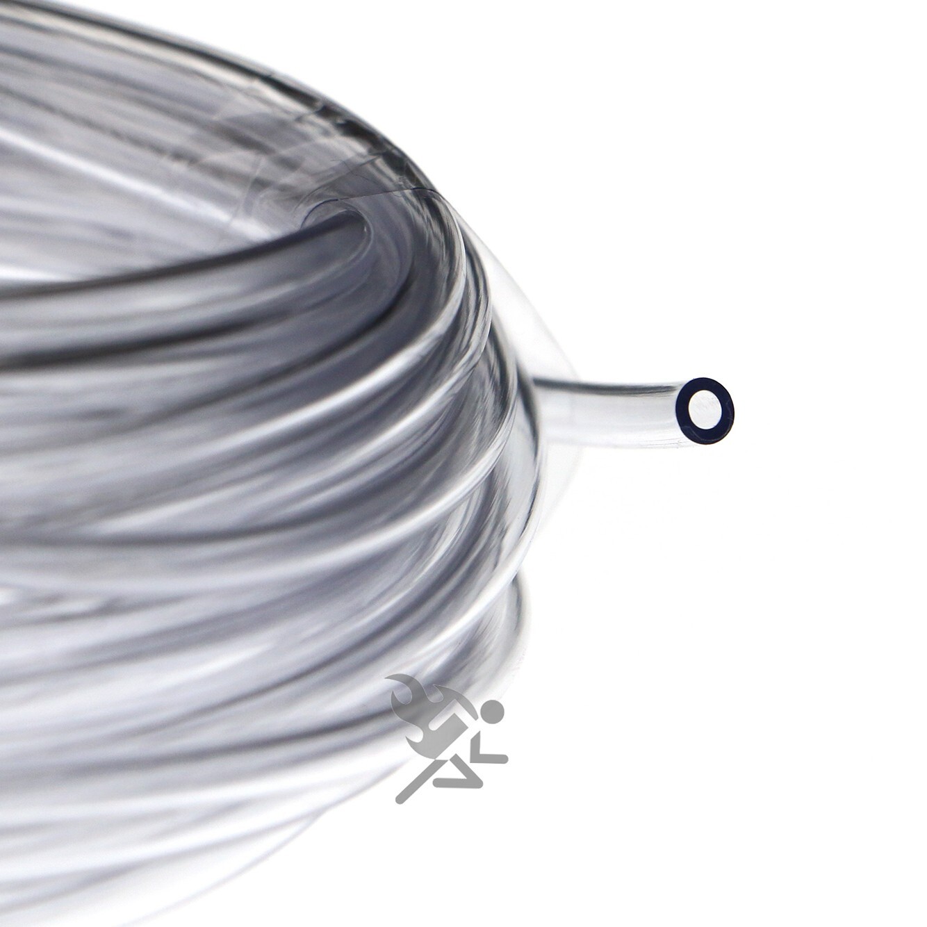 3/32″ ID x 100 Ft Clear Flexible Tubing Food Grade Hose for Kegs Water Fuel Line