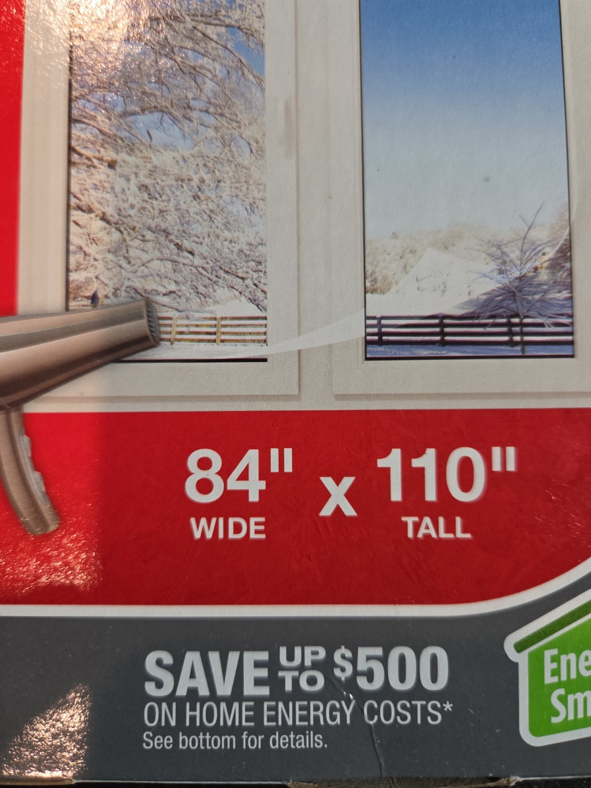 Frost King Clear Shrink Indoor Patio Door Insulator Kit 84 in. W X 110 in. L