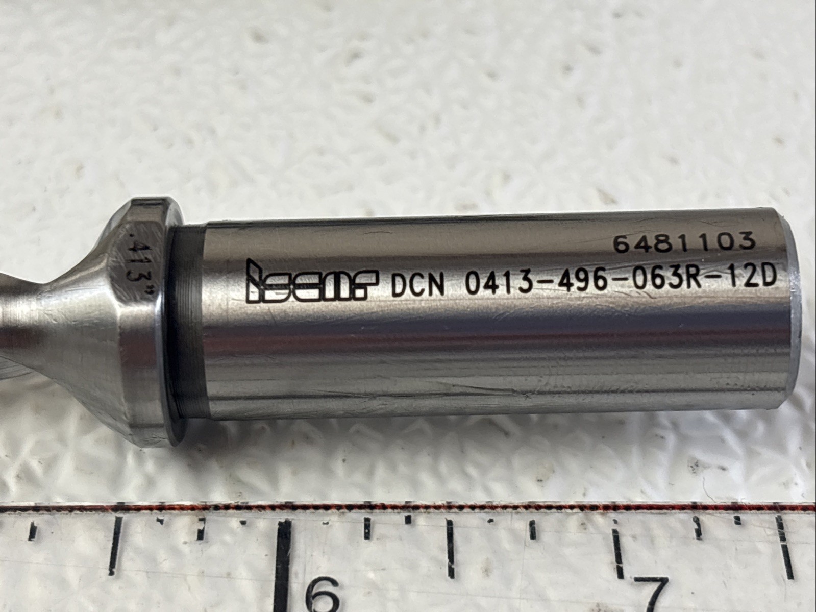 Iscar .413″ Coolant Thru Indexable Drill 5/8″ Shank DCN 0413-496-063R-12D