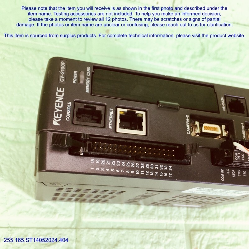 KEYENCE CV-2100P, Digital Image Controller as photo, sn:4534, FedExDHL
