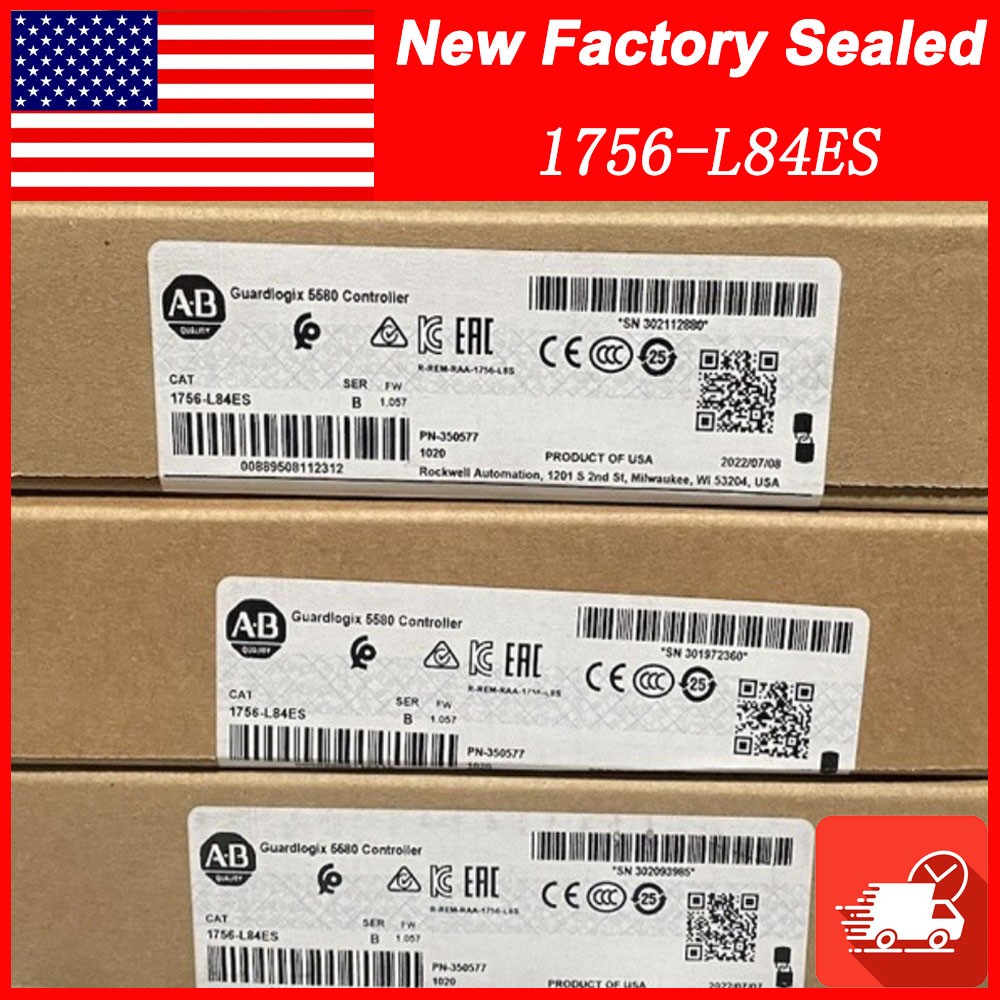 1PC AB 1756-L84ES SER B Guardlogix Controller AB 1756 L84ES PLC