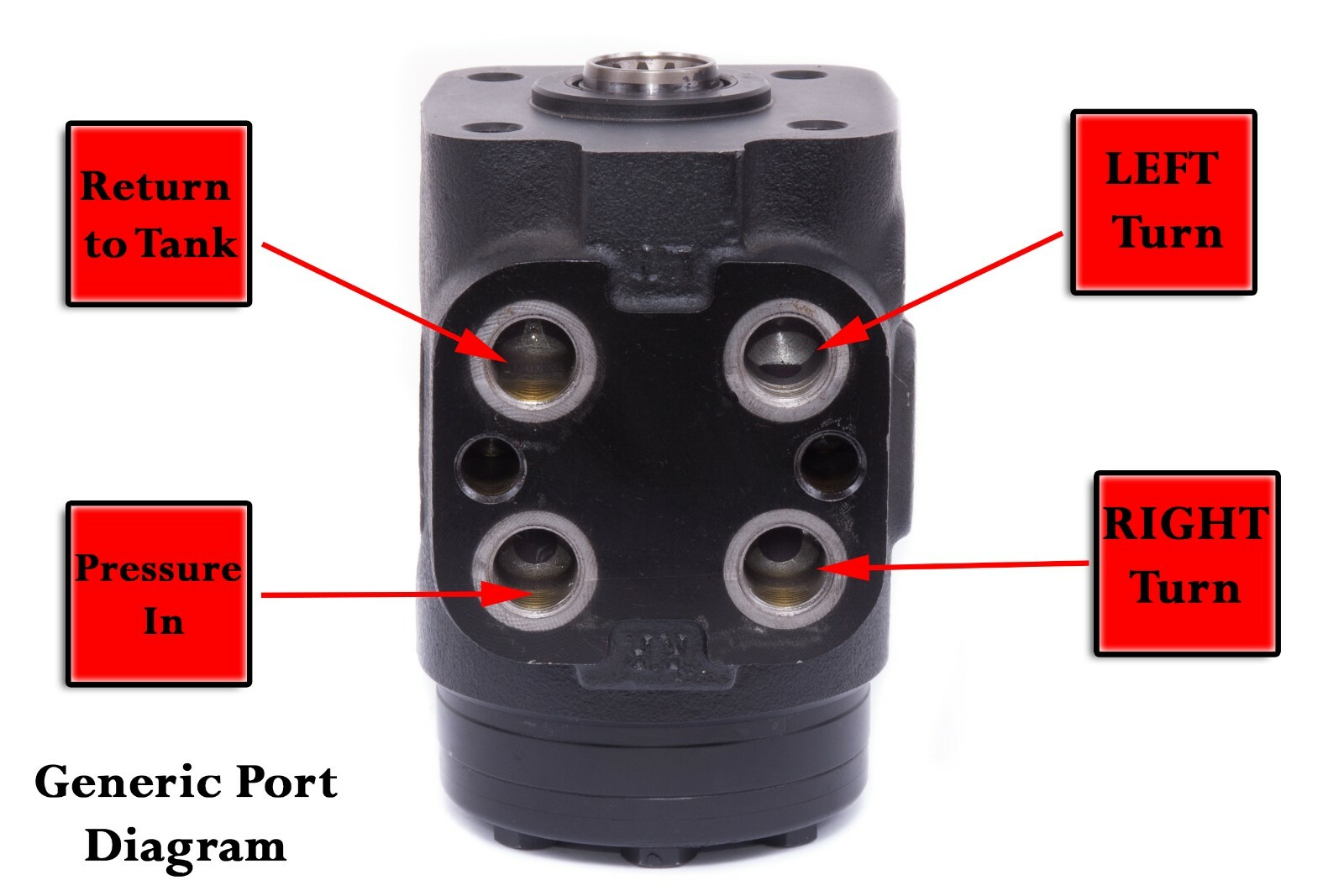Steering Valve compatible with Kubota 3A011-63072, 3A011-63070, 3A011-63073