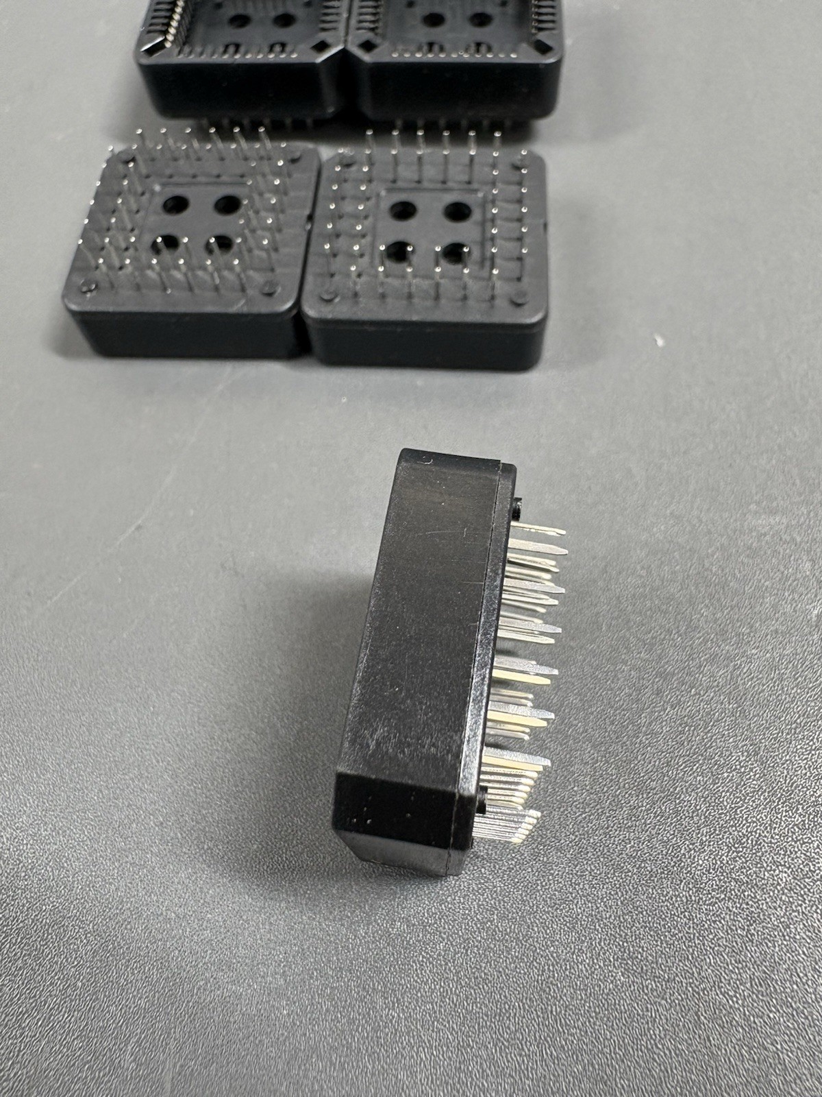 PLCC 44 Pin IC Sockets Through Hole Square Chip Sockets Lot 10