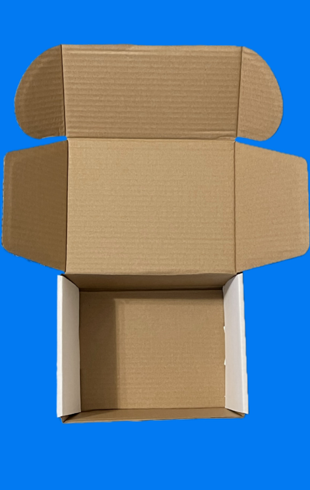4x3x2 White Corrugated Cardboard Shipping boxes set of 30pcs