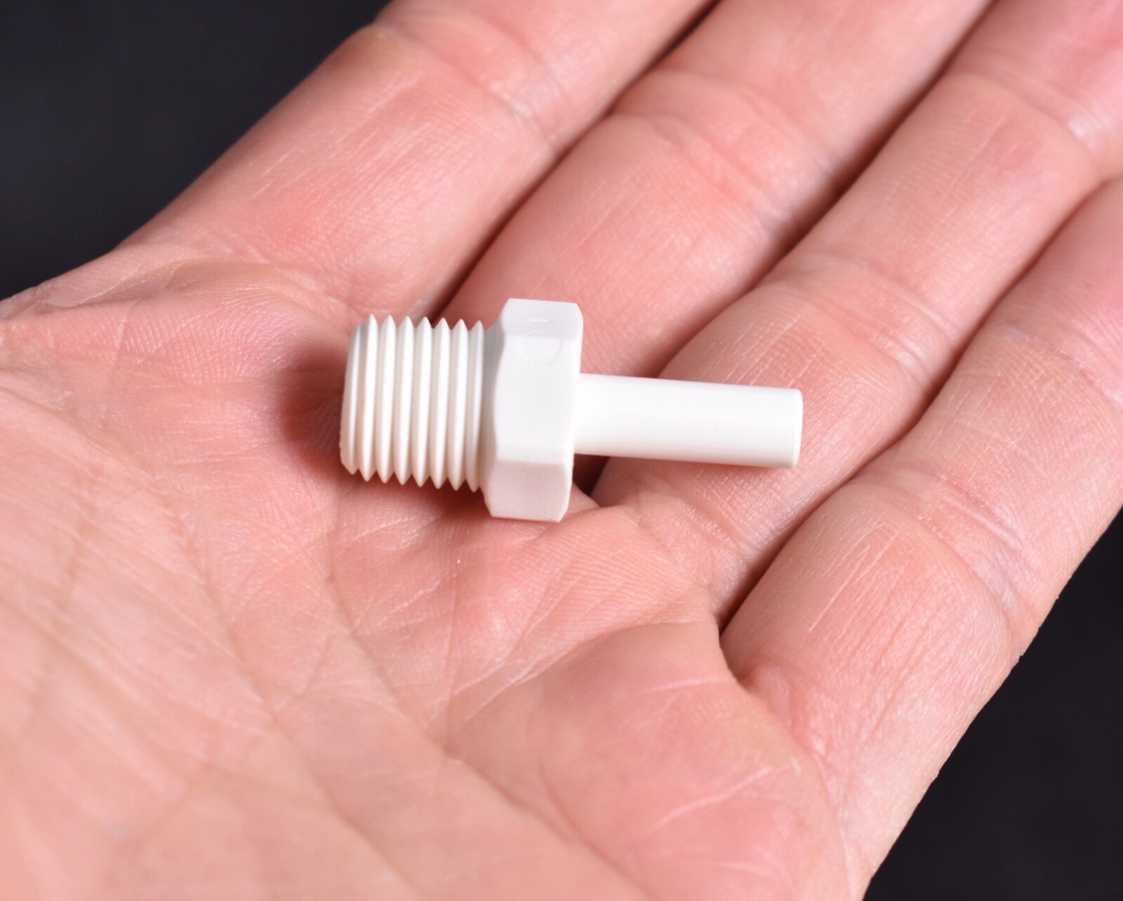9 Count John Guest Polypropylene Stem Adapters 1/4″ x 1/4″ PP050822W