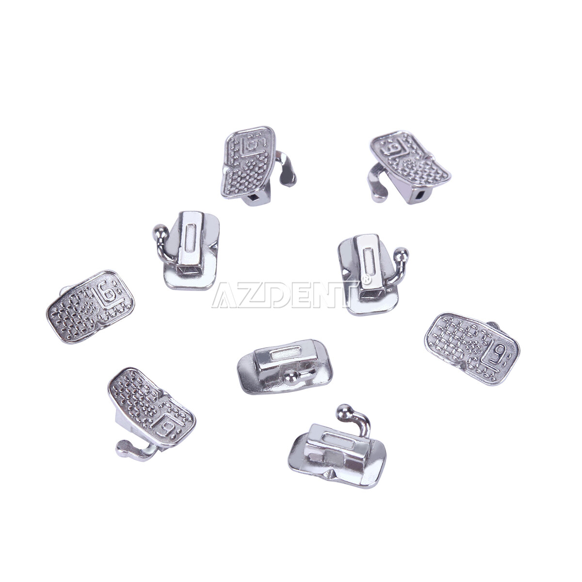Dental Orthodontic Sgl Buccal Tubes 1st molar Roth 0.022 Monoblock 50Set/pack