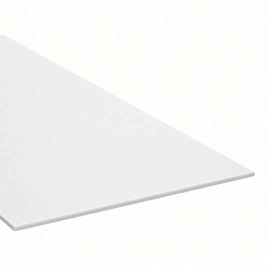 Plastic Sheet 1/8 Thick x 48″ L X 24″ High Density Polyethylene Off-White HDPE