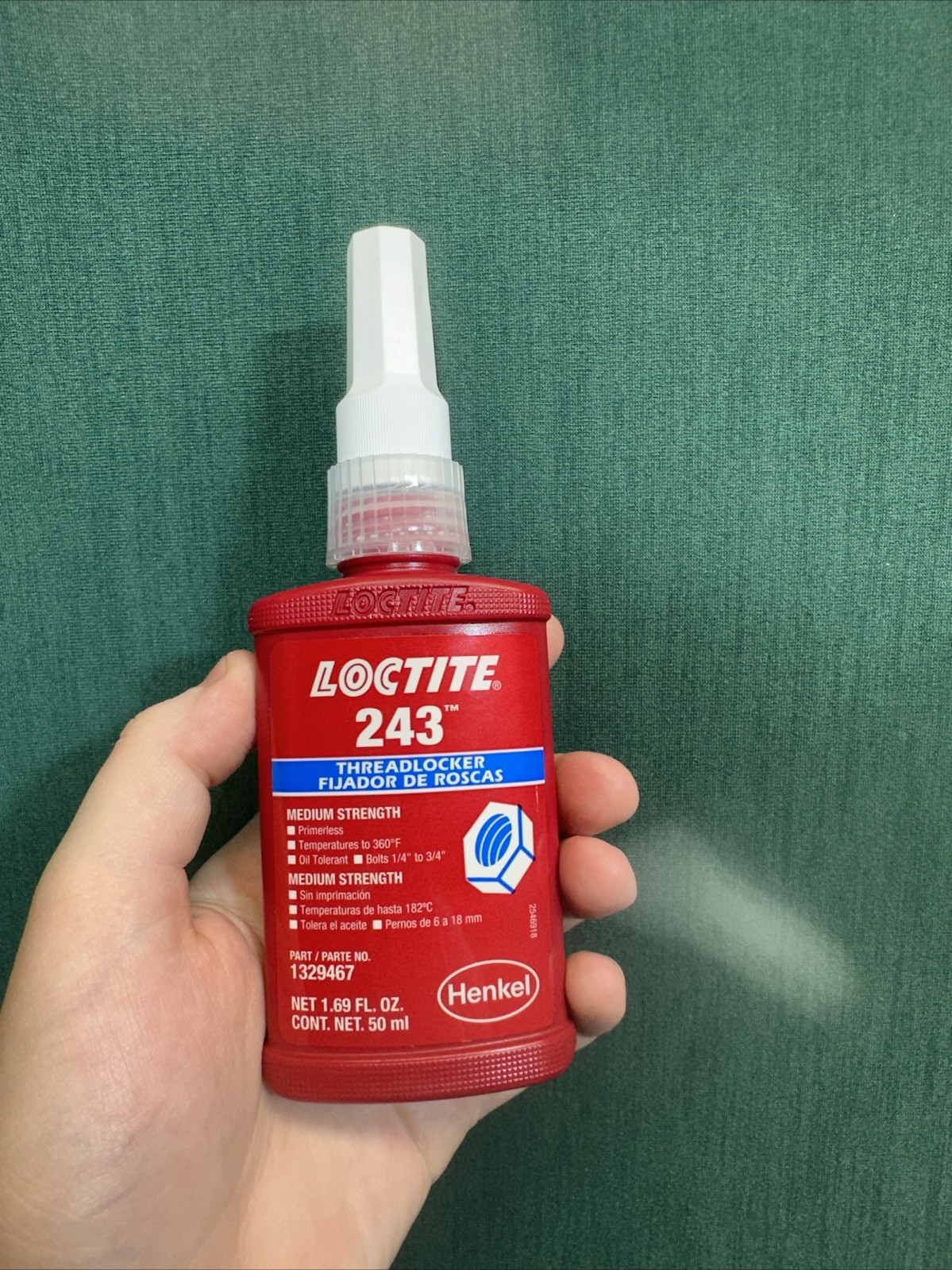 Henkel Loctite 243 Threadlocker Medium Strength 50ml 1329467