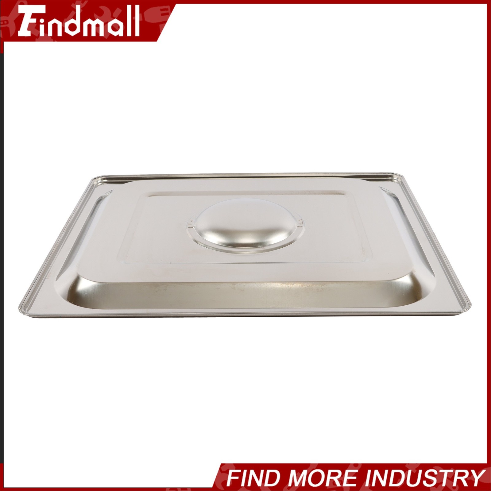 Findmall 2 Pack Hotel Pans 1/2 Size 6″ Deep Stainless Steel Steam Table with Lid
