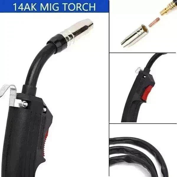 MIG200 3-IN-1 110V/220V Welder Machine 200A MIG/TIG/MMA Gasless IGBT LED Display