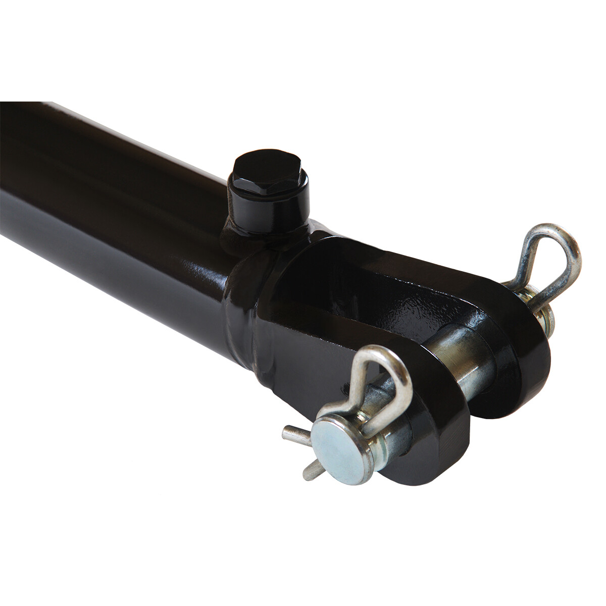 Hydraulic Cylinder Welded Double Acting 2″ Bore 24″ Stroke Clevis End 2×24 NEW