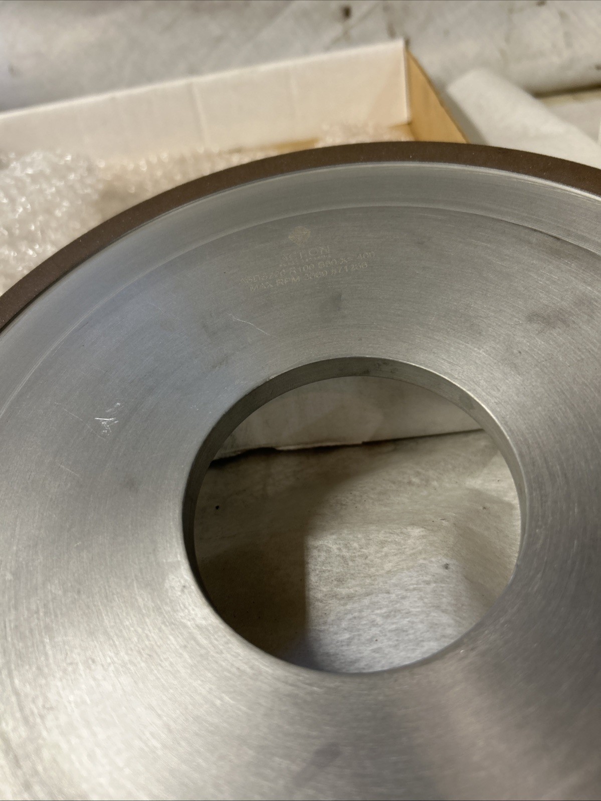 Action Superabrasive Grinding Wheel 1a1tr-10x.350×2.982 . 23133-00026934 Asds220
