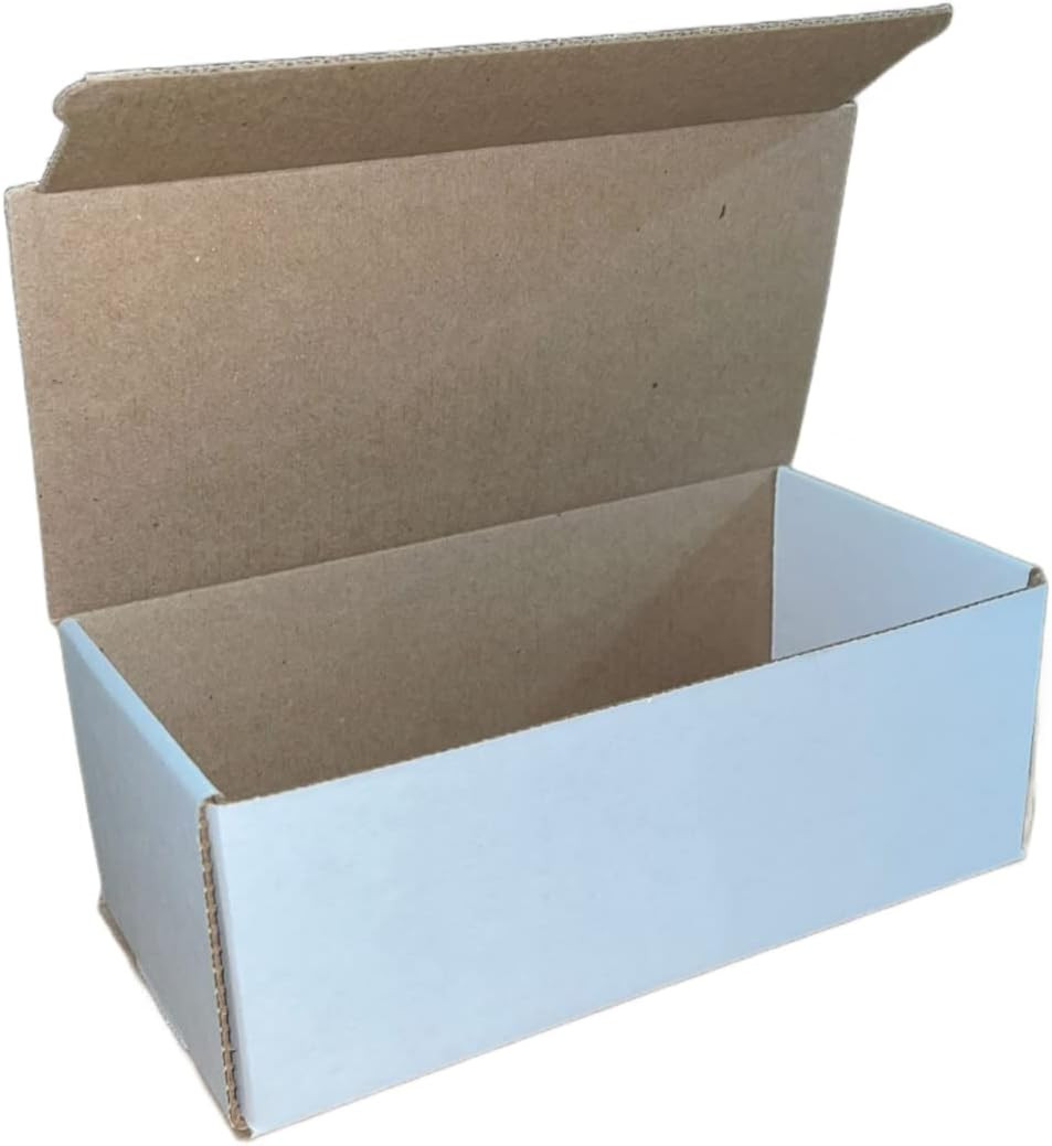 25 4X3X2 White Cardboard Paper Boxes Mailing Packing Shipping Box Corrugated Car