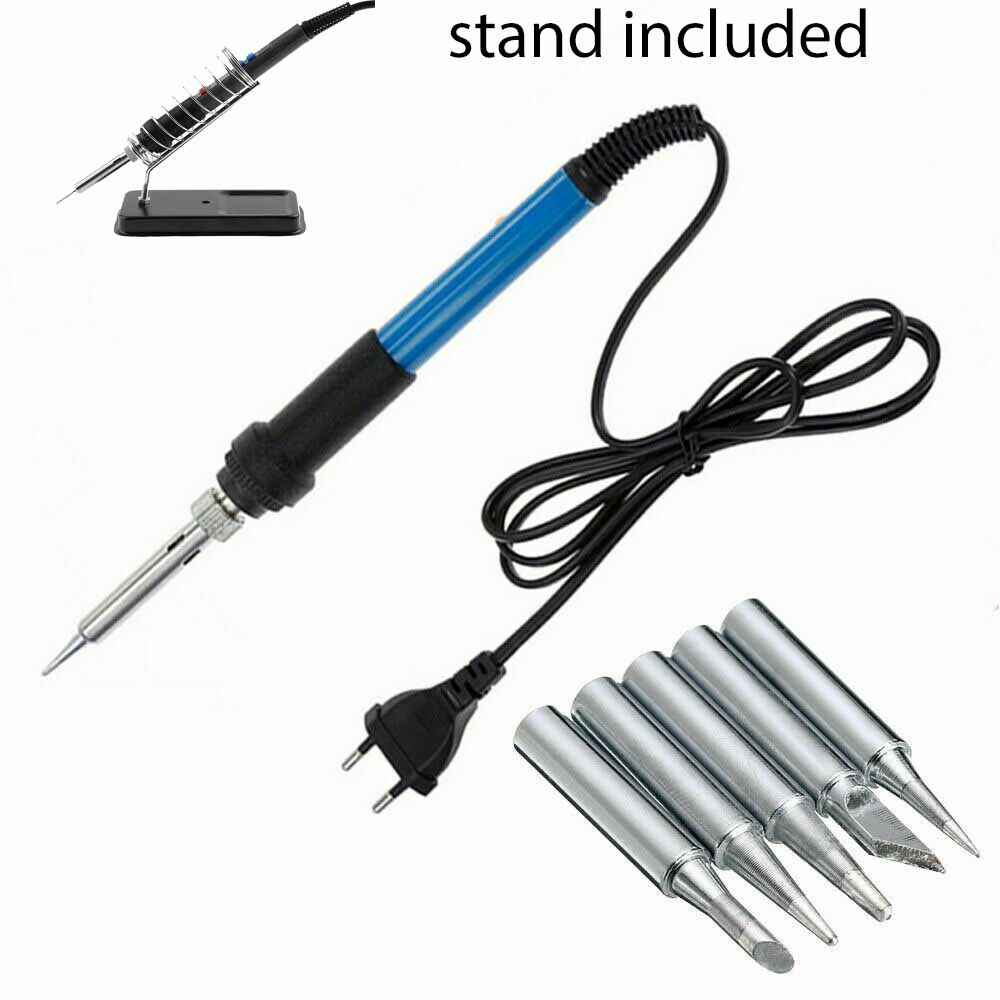 Soldering Iron Electric Gun Adjustable Temperature 60W Welding Solder Wire Kit