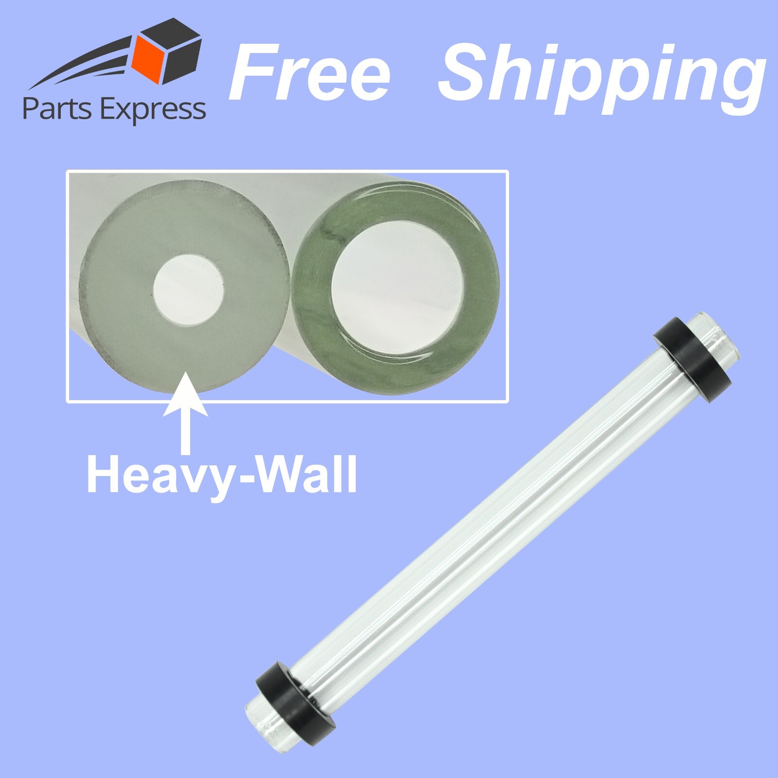 DUCO® 4-7/8″ x 5/8″OD HEAVY WALL (13/64″=5.15 mm) SIGHT GAUGE GLASS TUBE