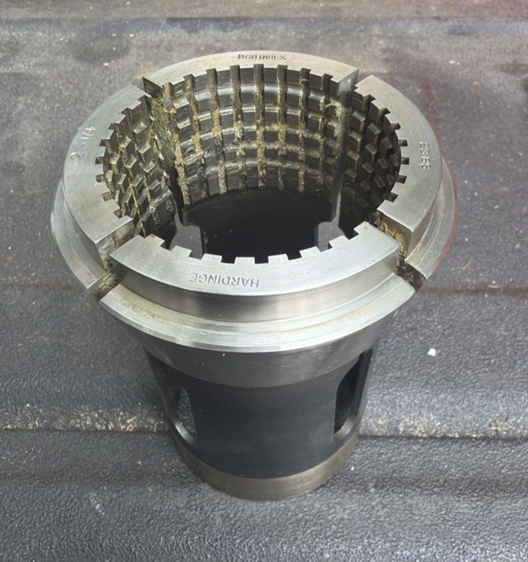 Hardinge 2-1/4” B60 Index 23 B&S Brown Sharpe Round Collet Serrated Teeth