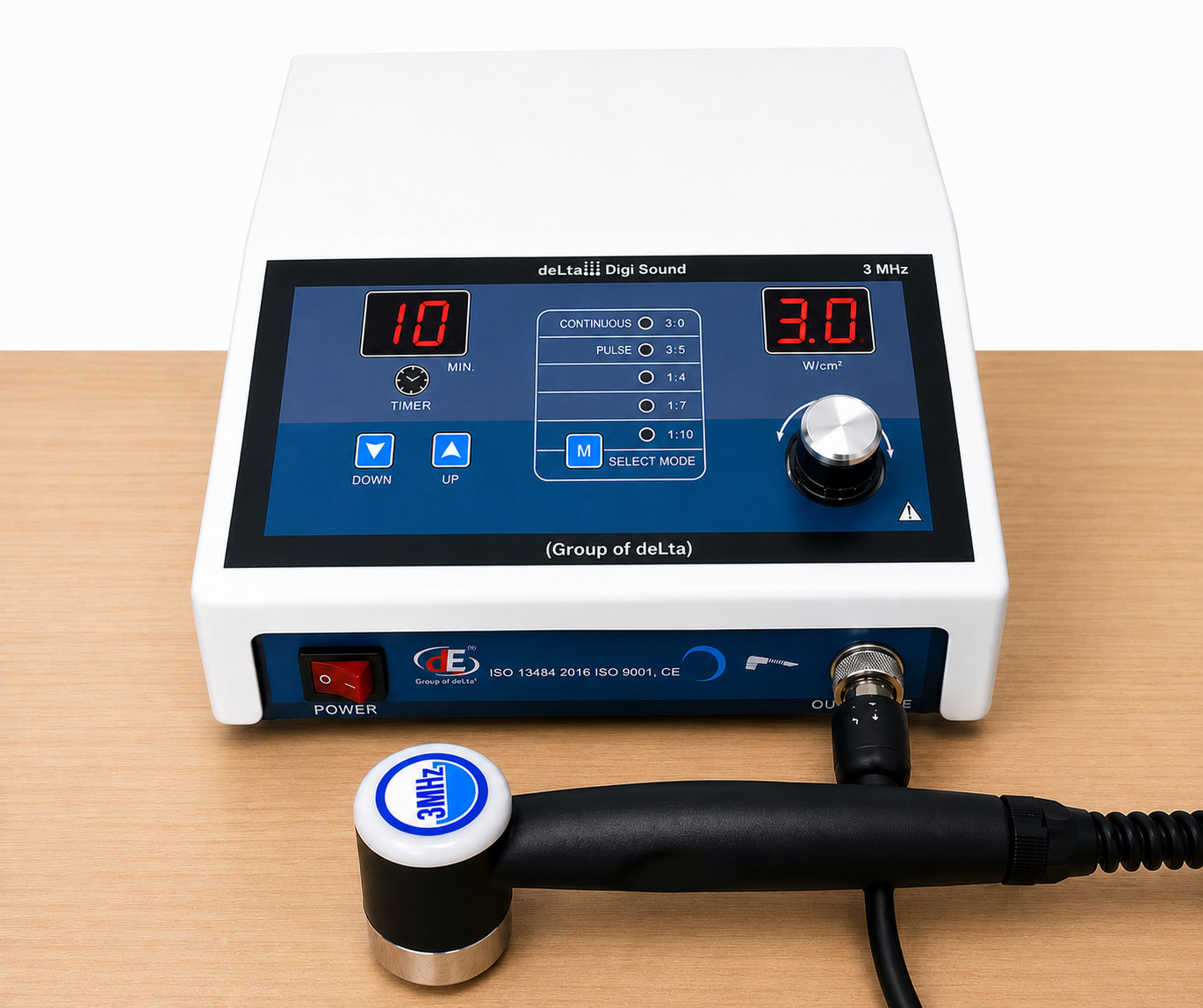 3 Mhz Ultrasound Therapy Machine With Best Black Handle Delta Digi : S
