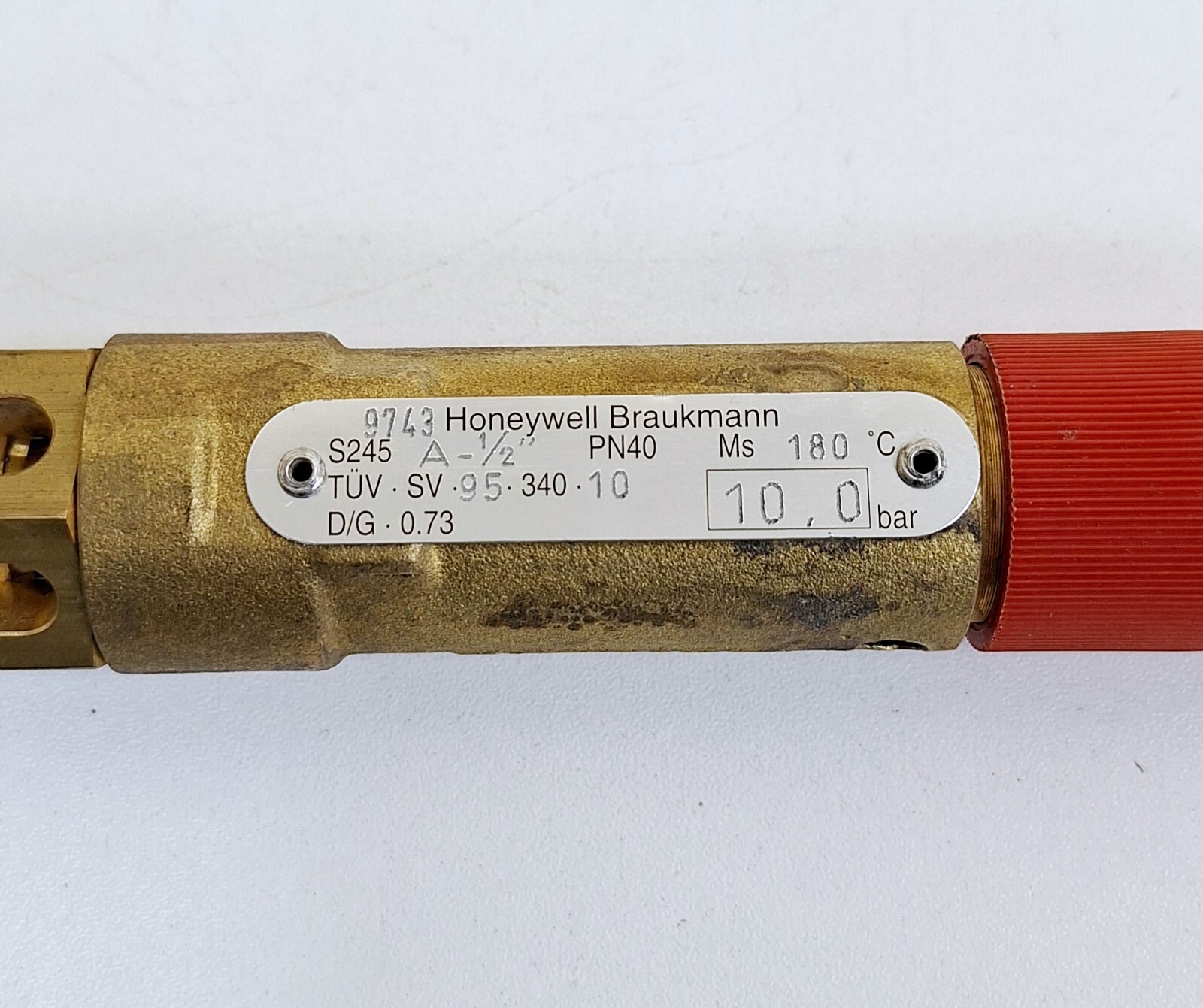 Honeywell Braukmann S245 A-½ ” Compressed Air Pressure Relief Valve 10 bar