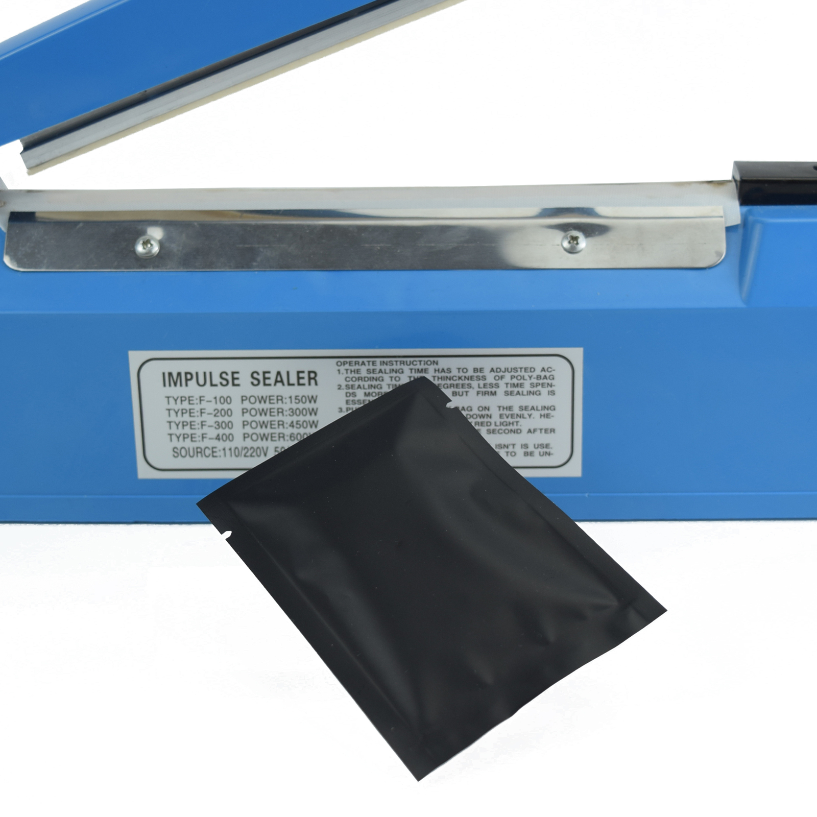 QQ Studio Matte Metallized Foil SlickSeal™ Heat Sealable Flat Open Fill Bags