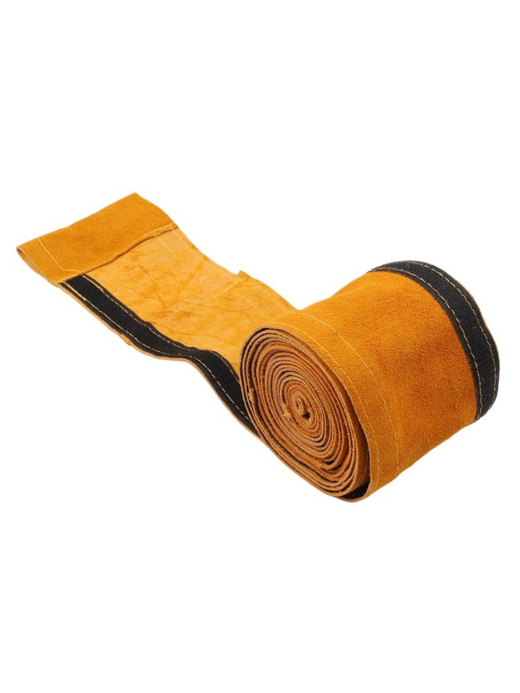 Welding Torch Cable Cover Protector Leather Sheath 15Ft Long Mig Tig Sheat