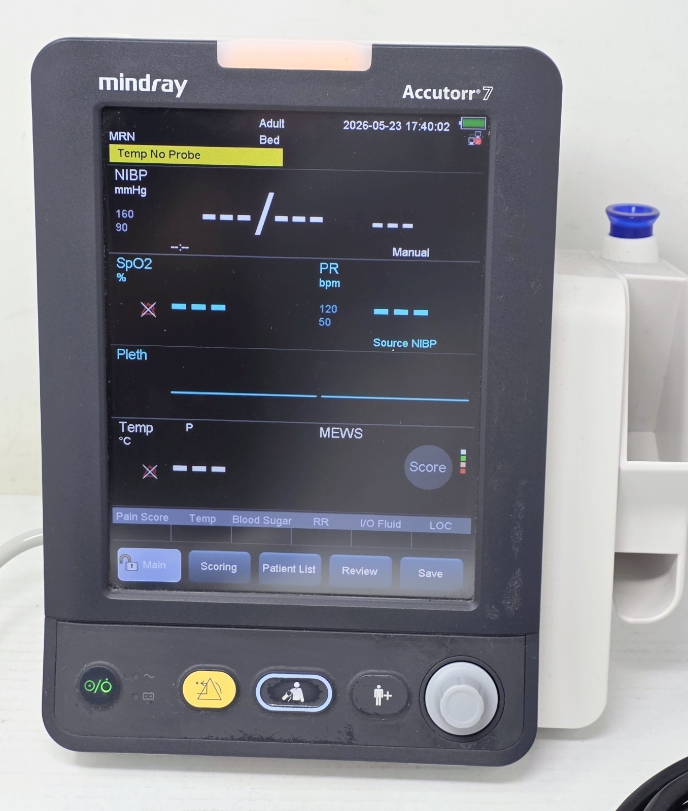 Mindray Model Number # Accutorr 7 Vital Signs Monitor Read Description