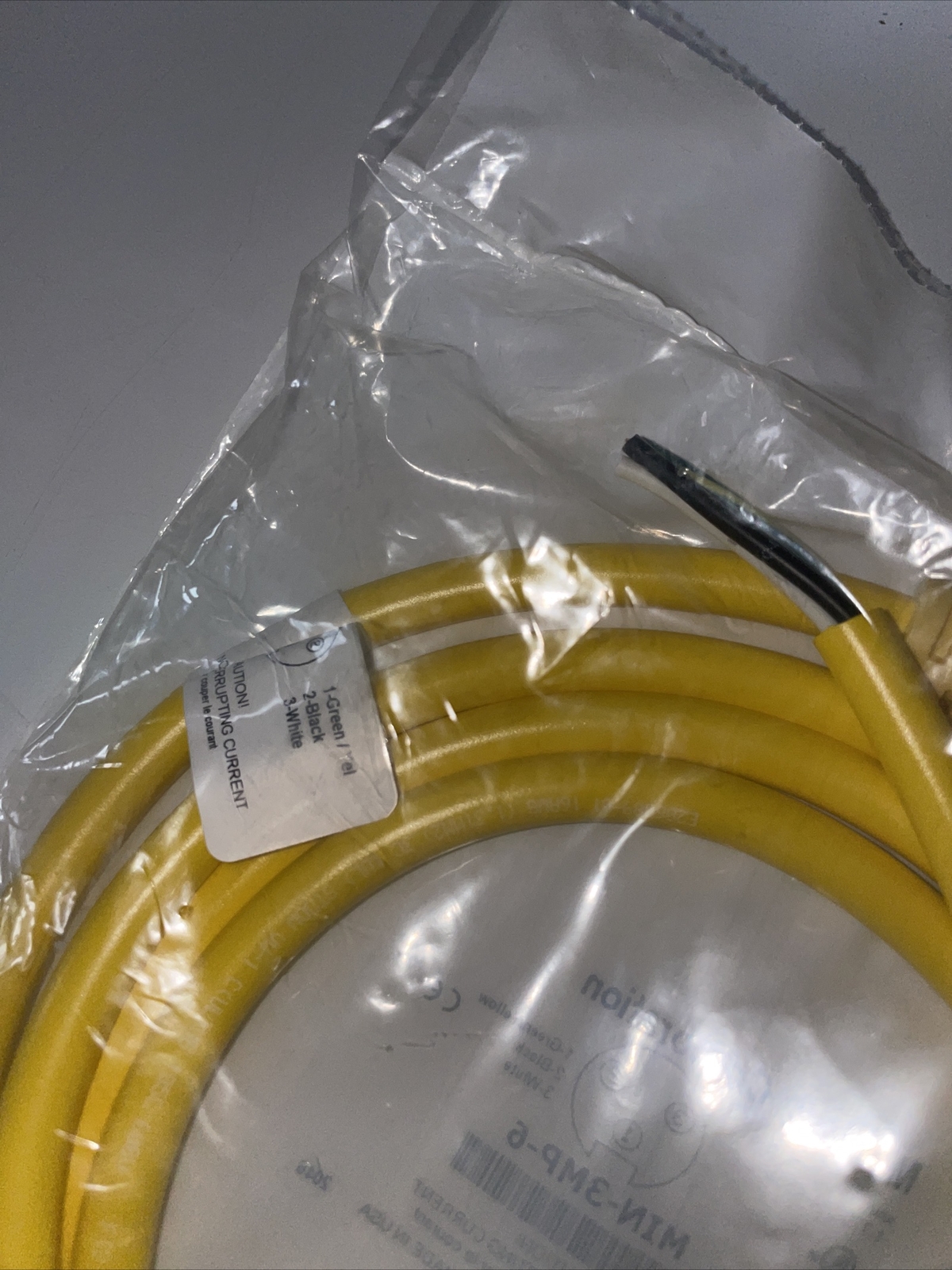 Mencom Corporation MIN-3MP-6 MIN 3MP 6 NEW IN Sealed Package 3 Pin Cord 600V 13A