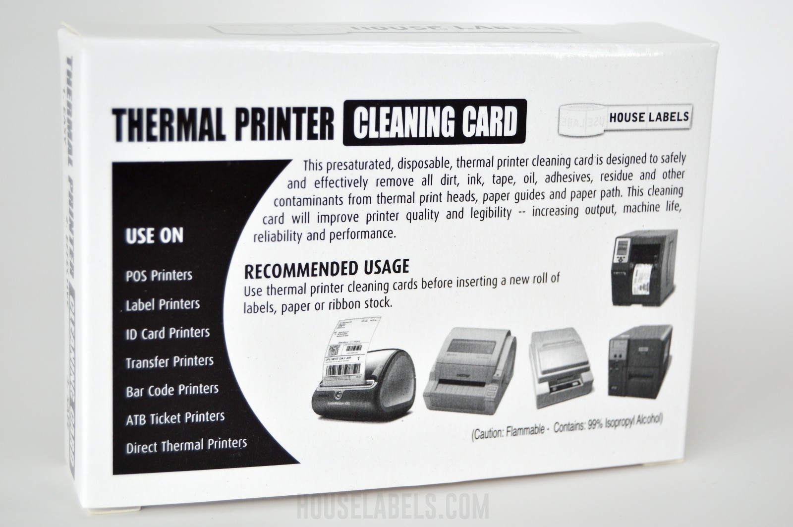 25 DYMO Compatible 60622 CLEANING CARDS – 2.1″ x 3.5″ Works Great For Dymo 30254