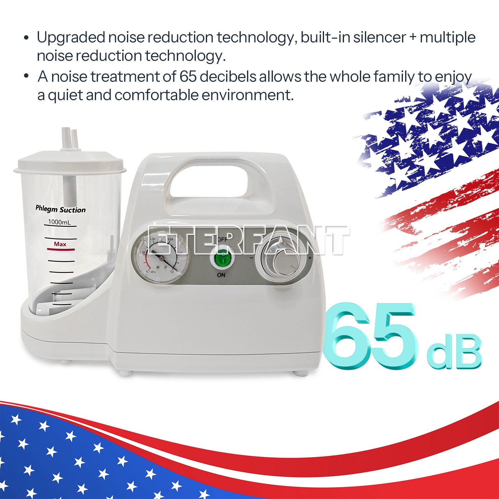Portable Dental Suction Machine Oral Emergency Vacuum Phlegm Suction Unit US