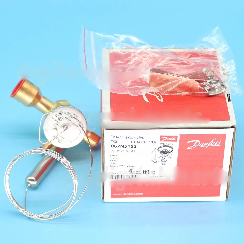 1PC Danfoss 067N5152 Thermal Expansion Valve R134a R513A TGE 2.5 TR