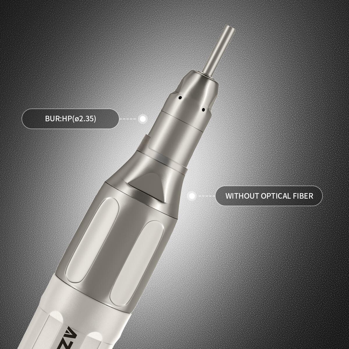 AZDENT Dental Handpiece Slow Low Speed Contra Angle Straight Air Motor 2/4Hole