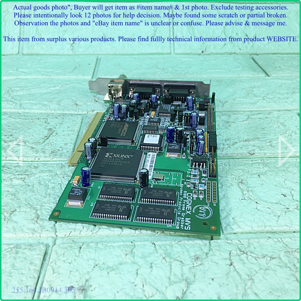 COGNEX VPM-8100X-000, Image Acquisition Card Rev A as in photos, sn:RANDOM, SALE