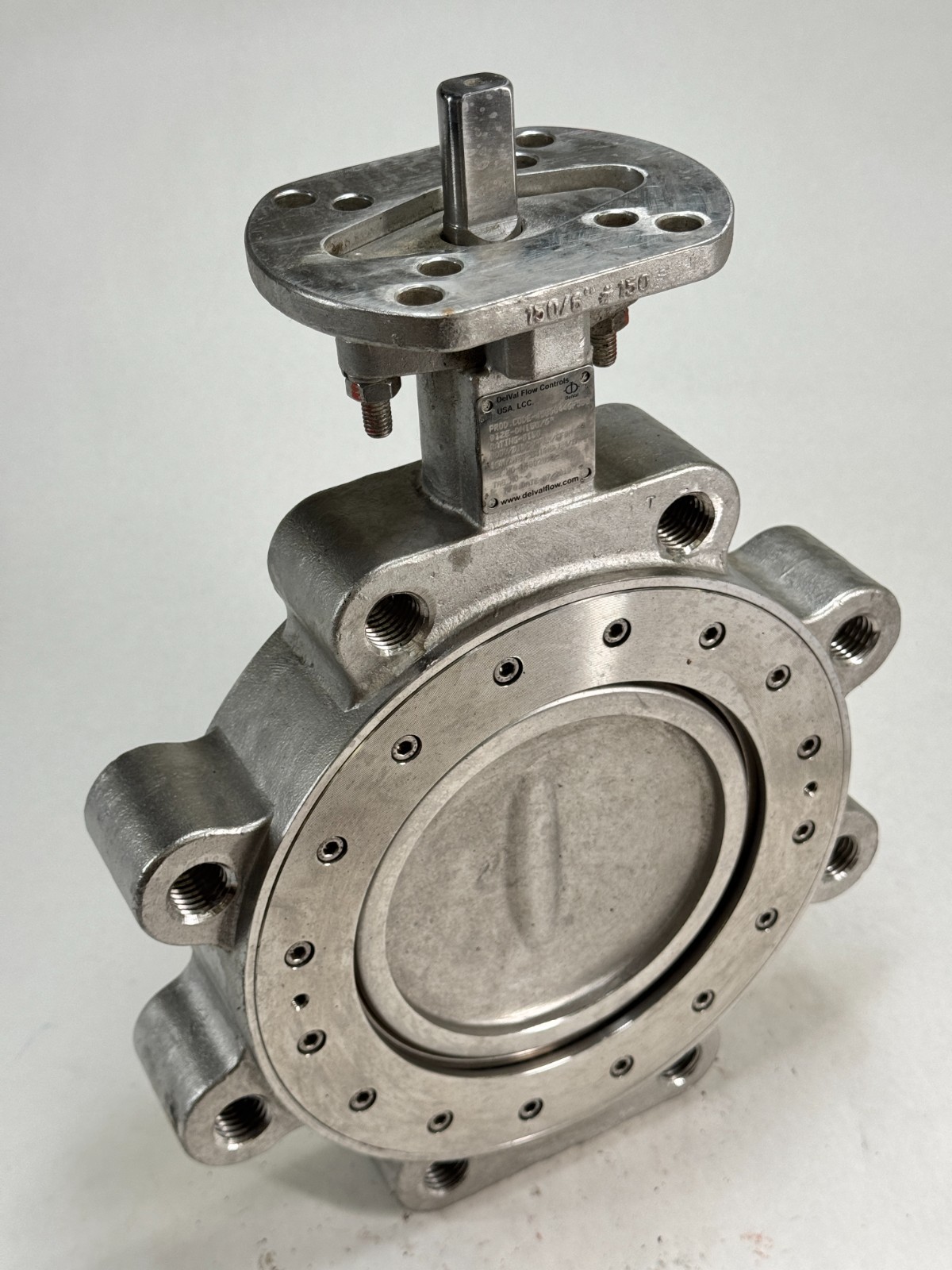 DELVAL Series 45 6″ Class 150 High Performance Lug Butterfly Valve Stainless Stl