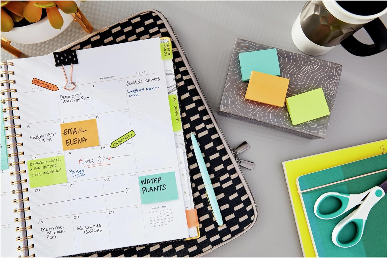 Post-It Mini Notes, 1 3/8 In. X 1 7/8 In., 24 Sticky Notes Pads, 100 Sheets per