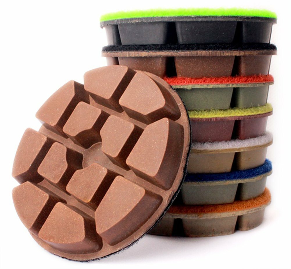 4″ Diamond Floor Polishing Pad For Concrete Marble Stone Travertine Floor Polish
