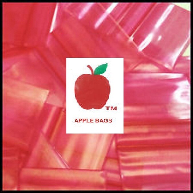10000 PACK APPLE BRAND 2mil ZIP LOCK BAG 10,000 baggies resealable plastic color