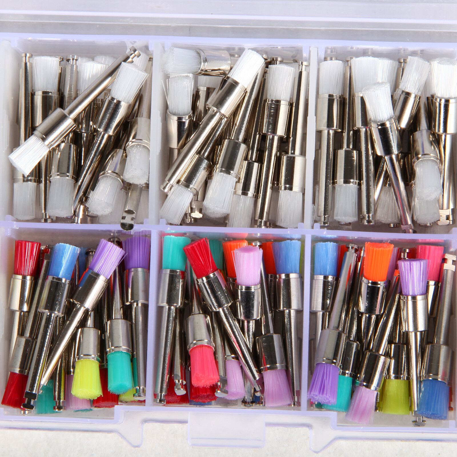 1000pcs Dental Rubber Prophy Tooth Teeth Polish Polishing Cups Latch Type Brush