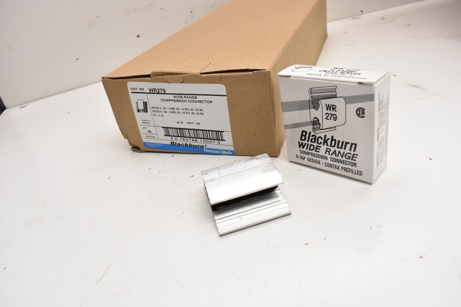 Thomas & Betts WR279 Wide Range Compression Connector, Aluminum (LOT OF 5)