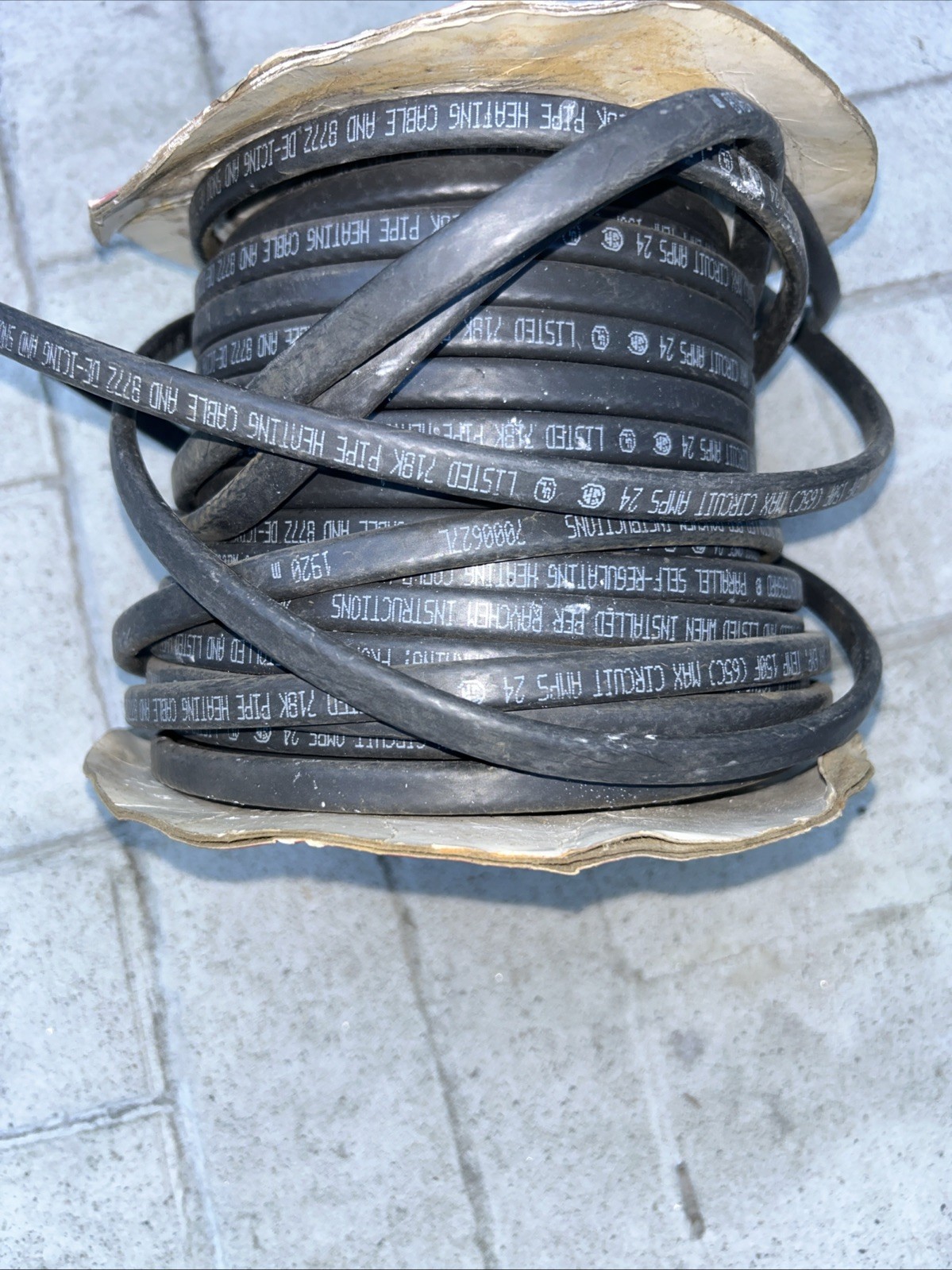 Raychem 250Ft. WinterGard Self Regulating Heating De-Icing Cable H612 6w/ft 120V