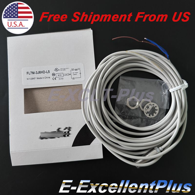 For Yamatake Azbil FL7M-3J6HD-L5 Proximity Switch Sensor FL7M3J6HDL5 2-Wire M12
