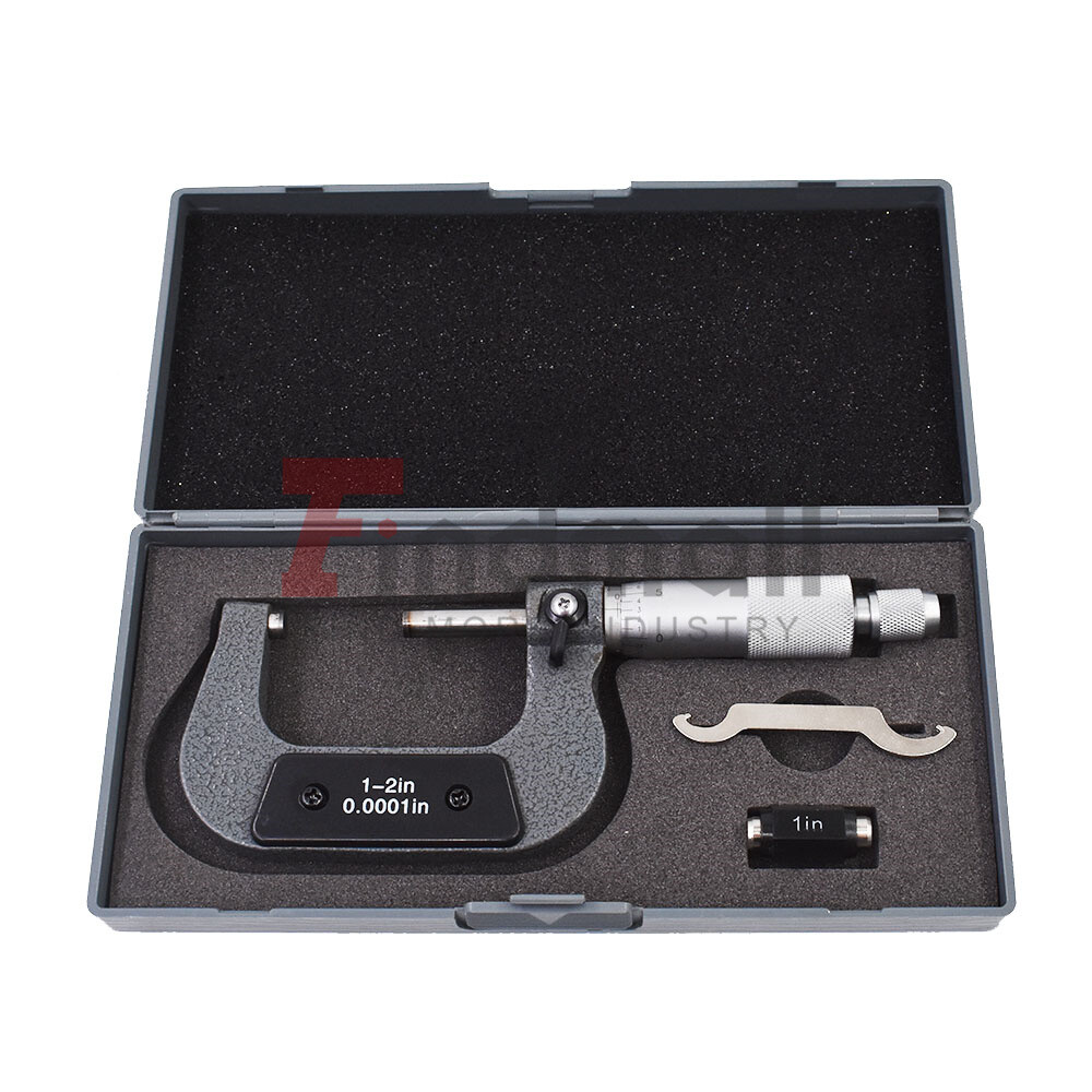 1-2″ Precision Outside Micrometer Carbide Tipped 0.0001″