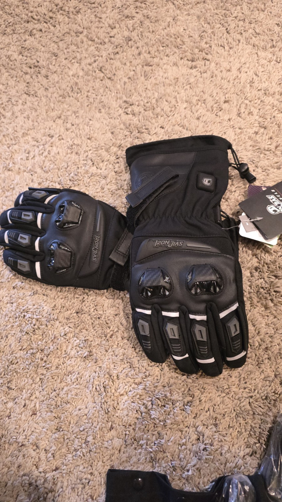 Heated Motorcycle Gloves, Waterproof Windproof Touchscreen Winter Skiing Glov…