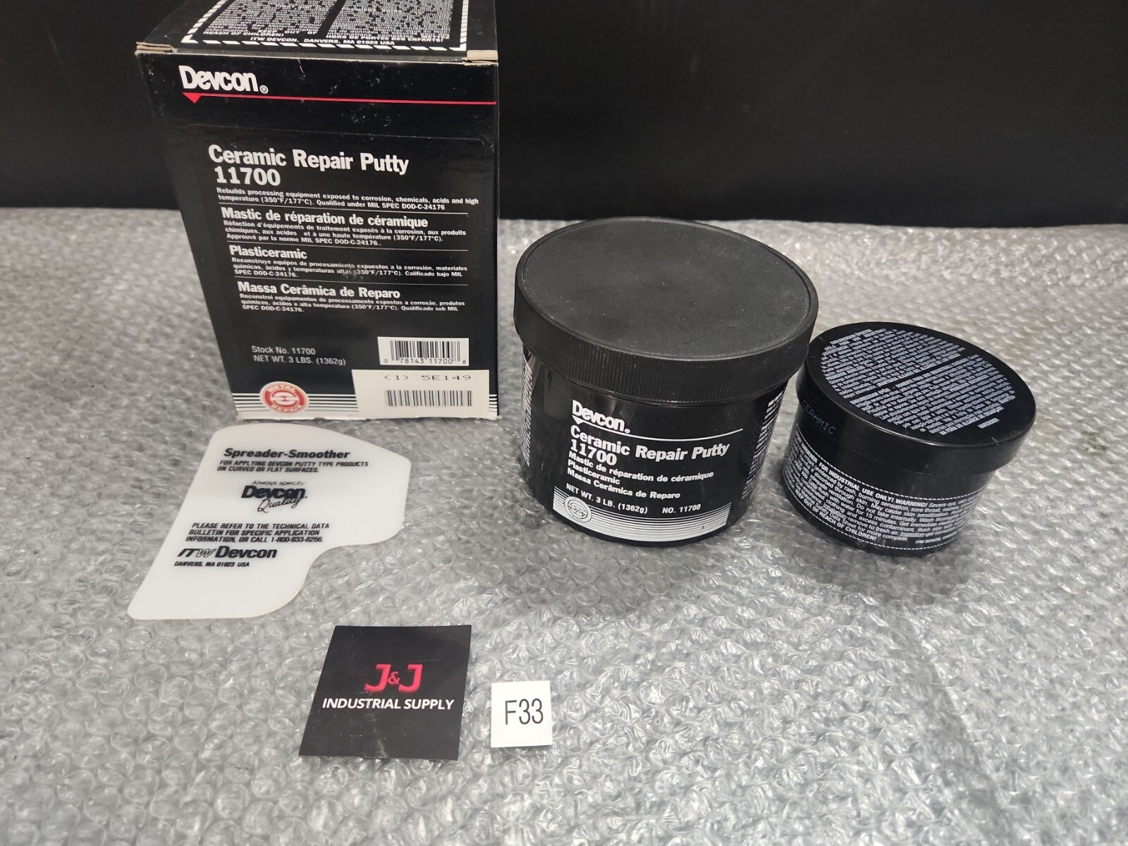 🆕️ *OLD STOCK* Devcon 11700 Ceramic Repair Putty 3lb ⚡️🇺🇸 SHIP+WARRANTY
