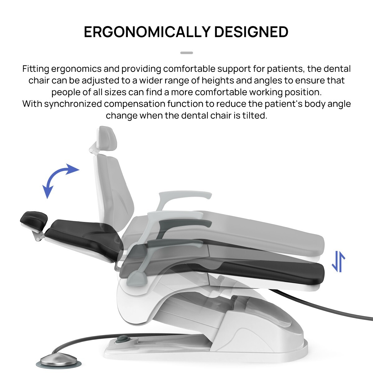 Dental Unit Chair Computer Control+Stool /Autoclave Steam Sterilizer Class B 22L
