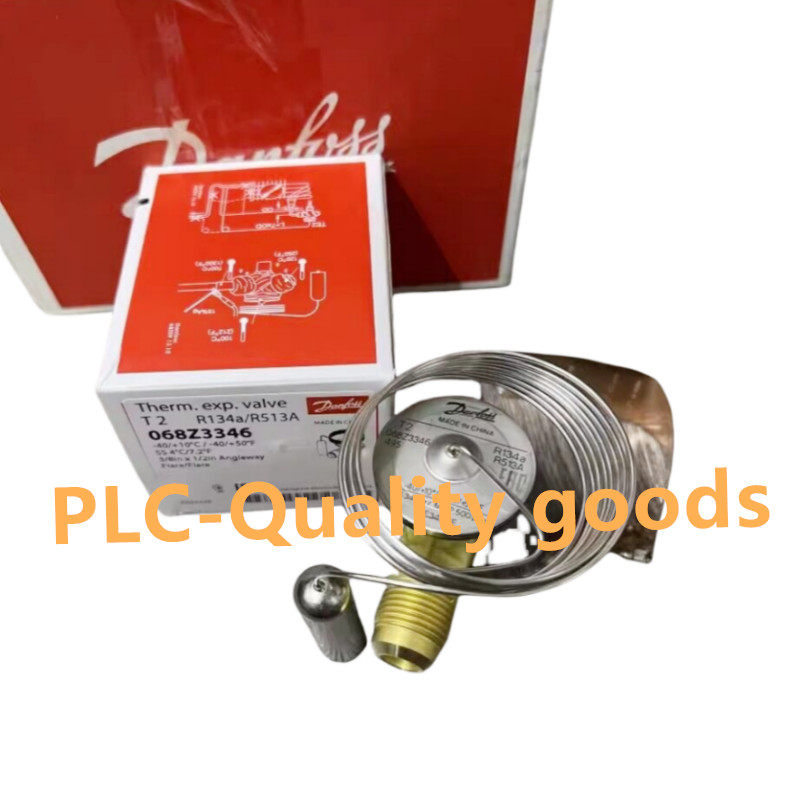 1PC New Danfoss 068Z3346 T2 R134a/R513A 3/8inx1/2in Thermal Expansion Valve