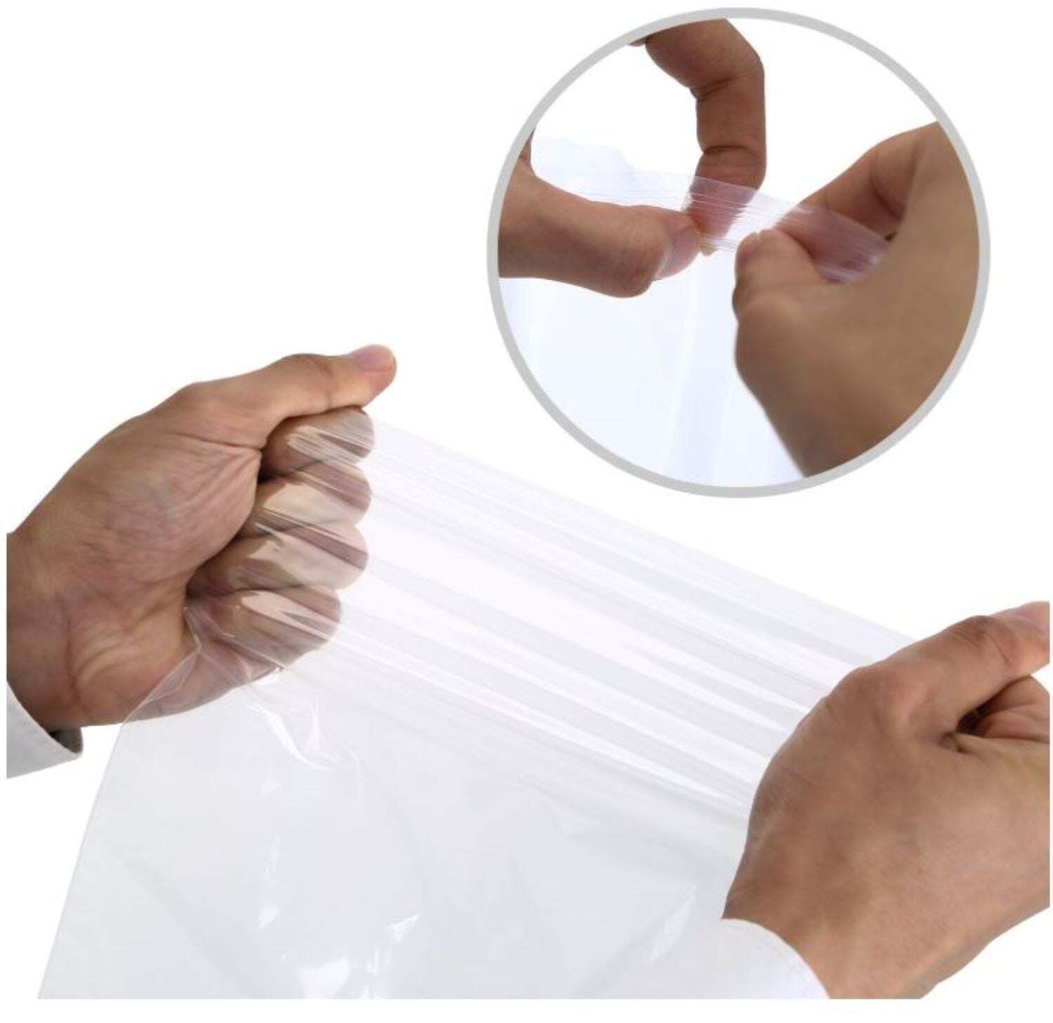 Pick Quantity 1-6,000 4″ x 9″ Reclosable Resealable Clear Long Zipper Poly Bag