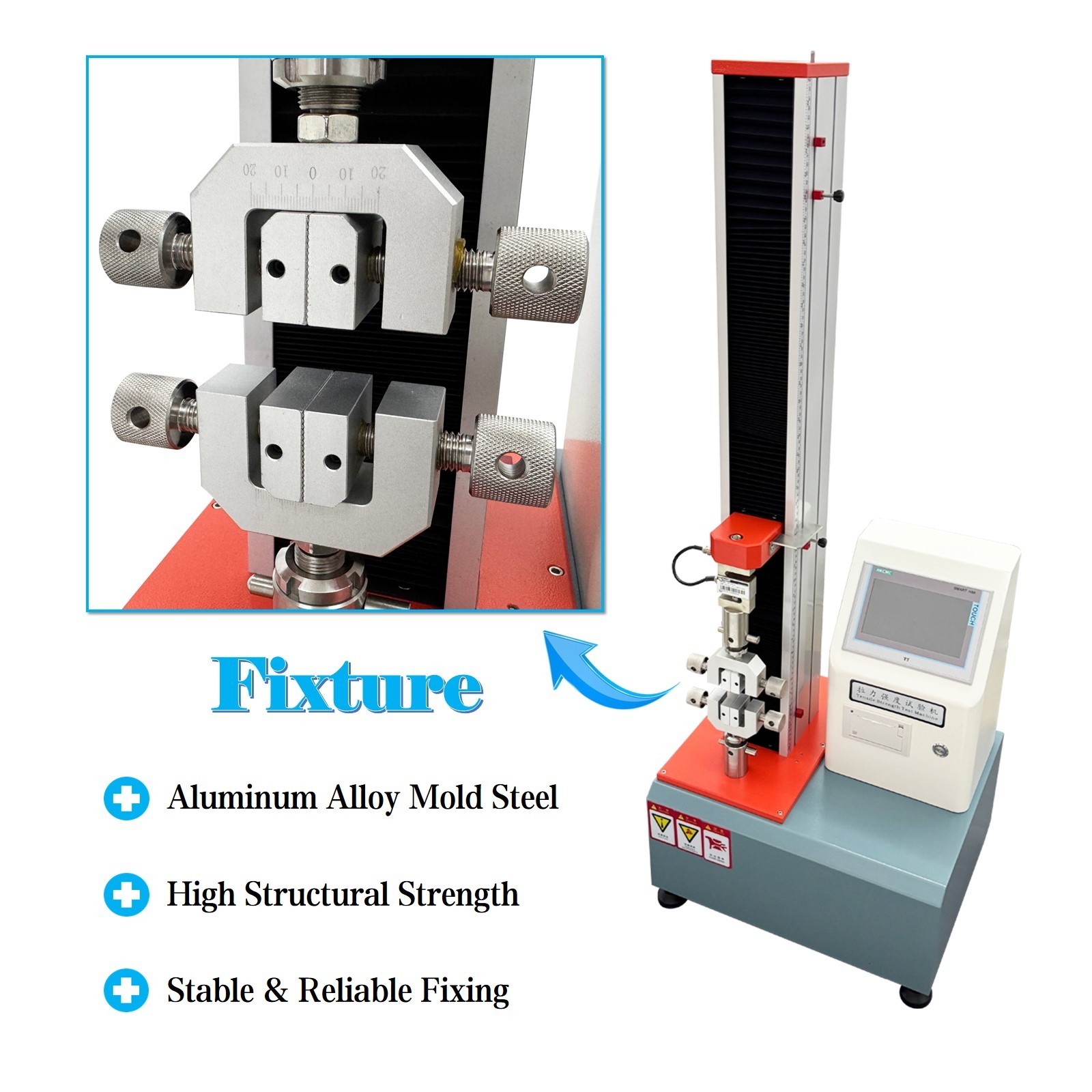 110V 200KG Electric Tensile Strength Testing Machine with Printing Function