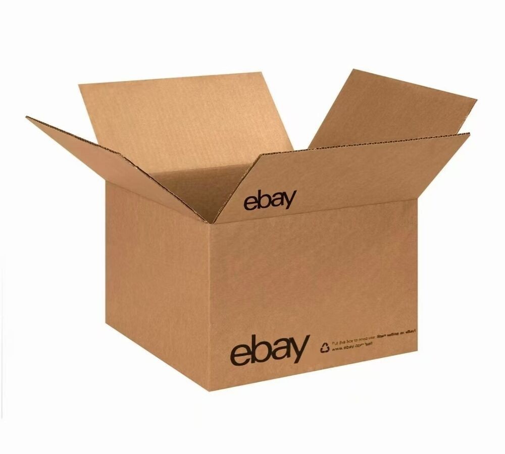 25pcs pack 12 “x 6″x 6” Shipping Packing corrugated cardboard boxes color logo