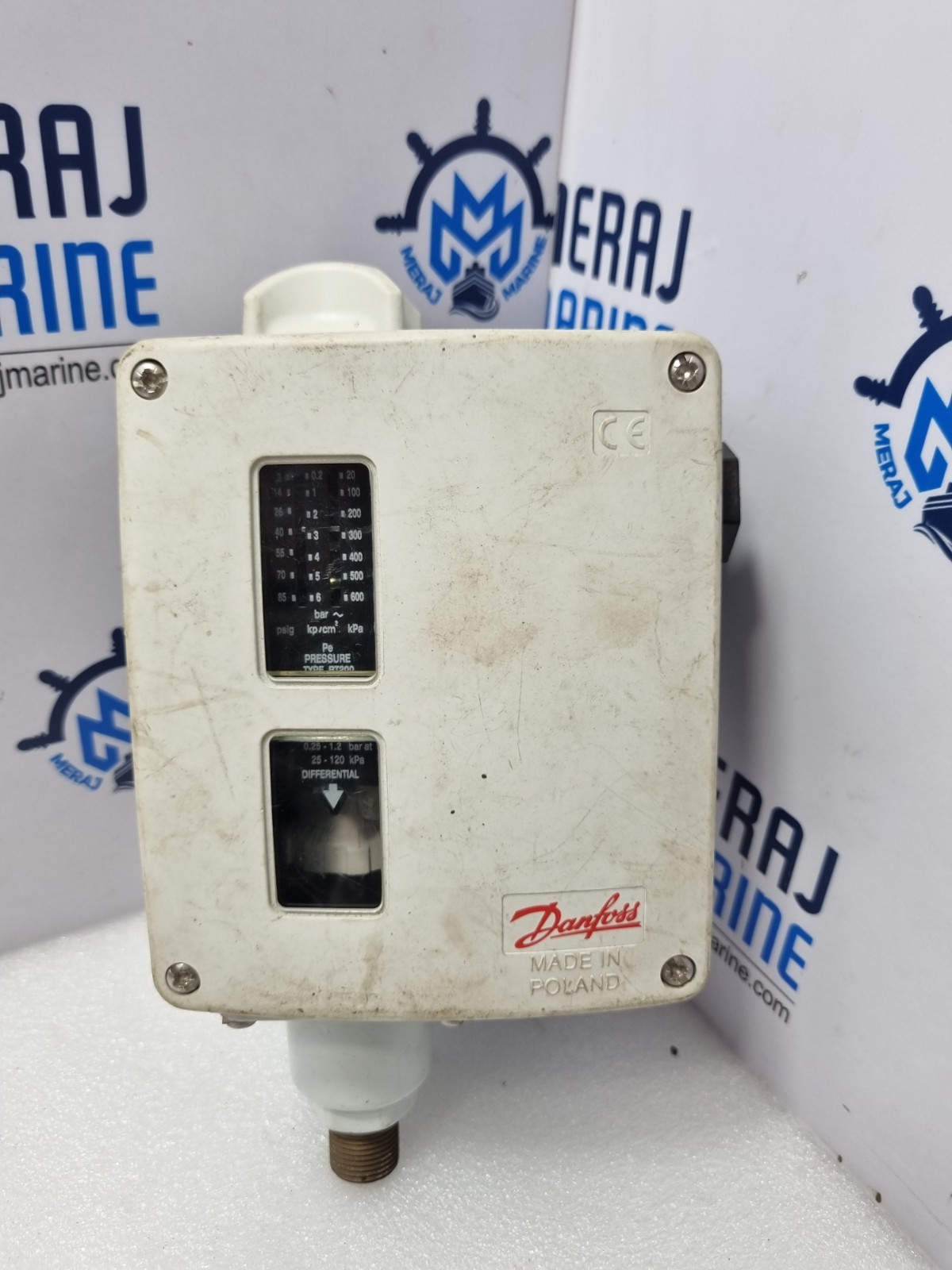 Danfoss RT200 Pressure Switch 0.25-1.2 bar at 25-120kPa