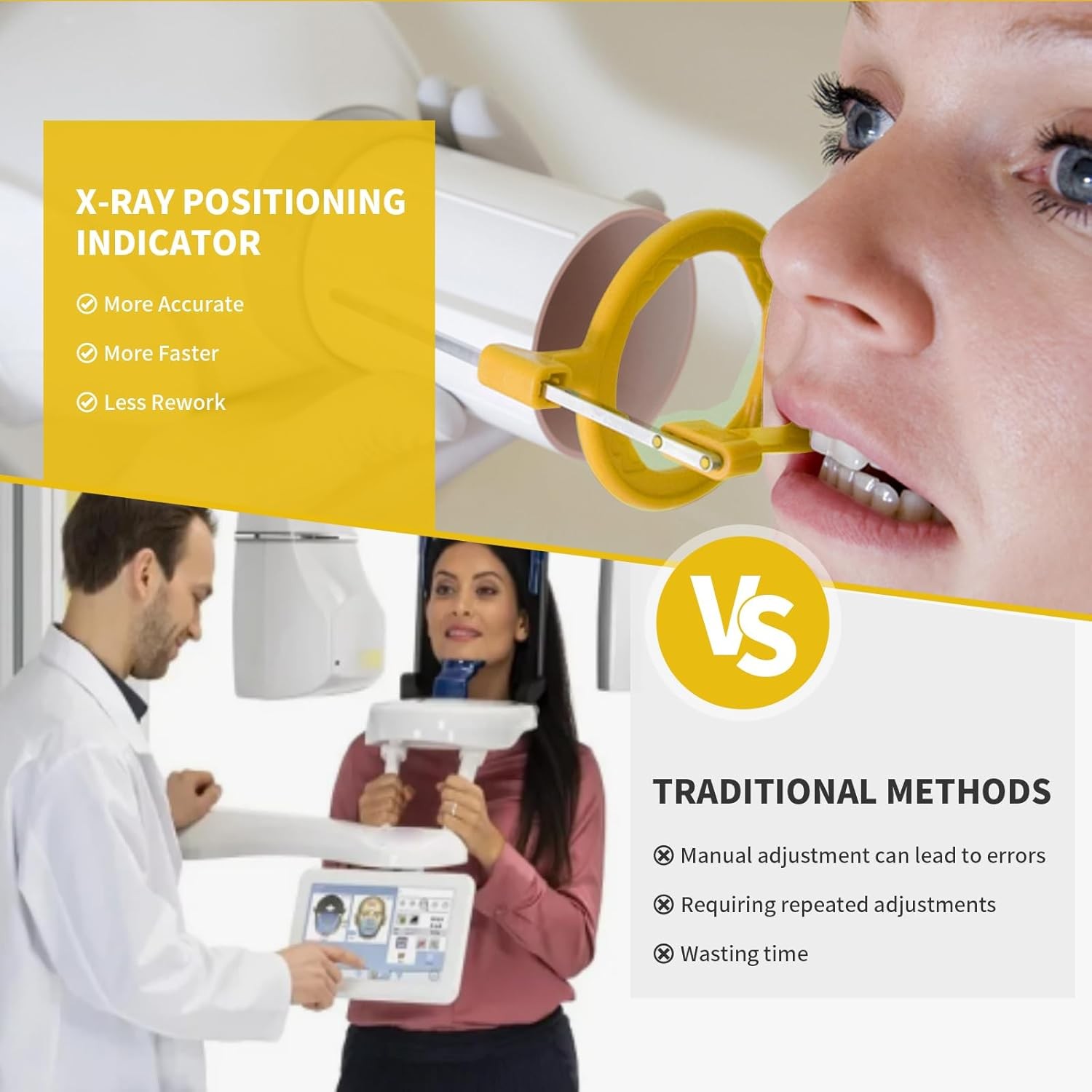Dental Digital Sensor Holder X-Ray Aiming Ring Bitewing/ Anterior/ Posterior Arm