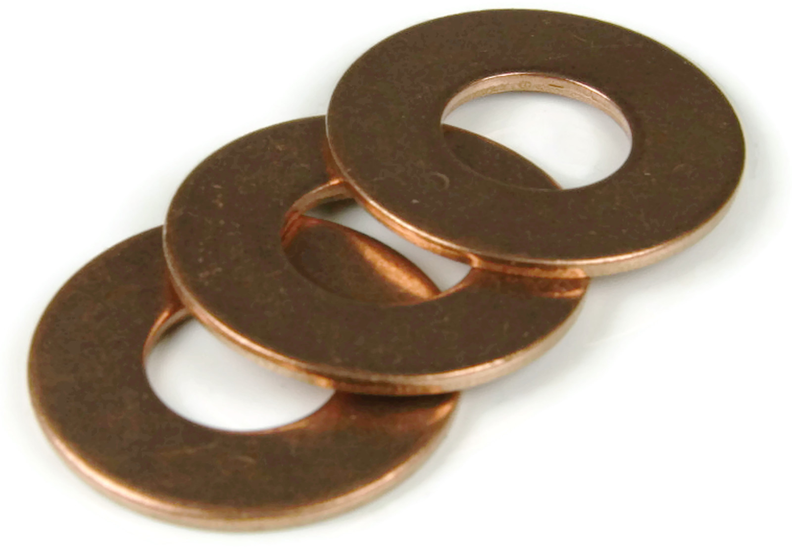 Silicon Bronze Flat Washer 3/8 Large ID 0.392 x OD 1.000 x Thickness 0.062 Qty25